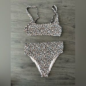 Leopard Print Bikini Set